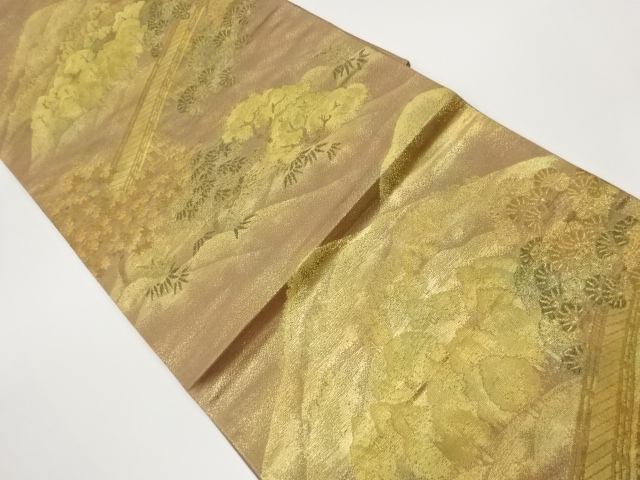 JAPANESE FUKURO OBI / WOVEN MOUNTAINS